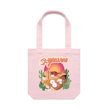 Stay Mallow Tote Bag + Marshmallow 3 Pack