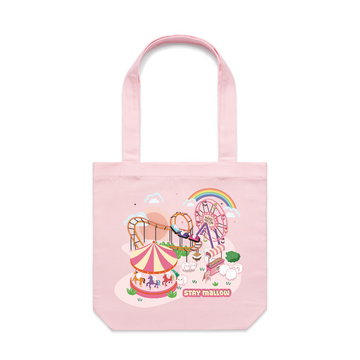 Stay Mallow Tote Bag + Marshmallow 3 Pack