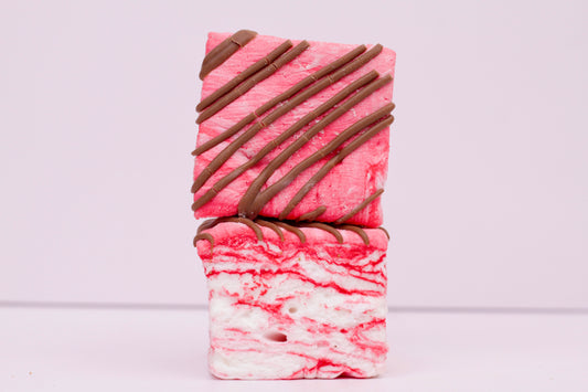 Choc Candy Cane Swirl Marshmallows
