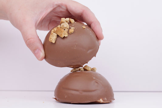 Spiced Caramel Gingerbread Domes