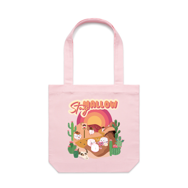 Stay Mallow Tote Bag + Marshmallow 3 Pack * Western Theme