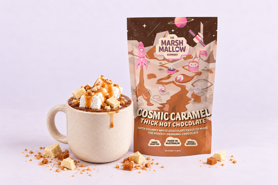 Cosmic Caramel Hot Chocolate