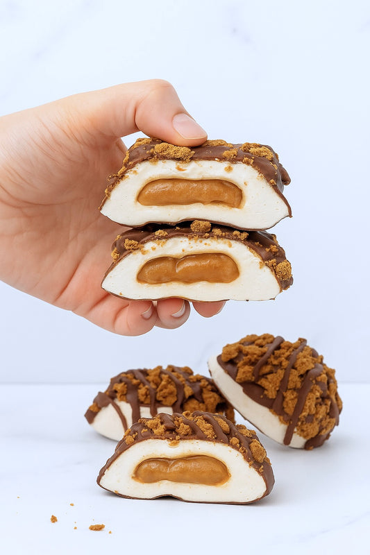 Biscoff Vanilla Marshmallow Domes
