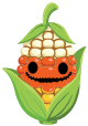 Candy corn cauldron