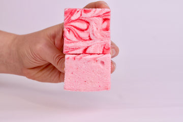 Sour Strawberry Fizz Marshmallows