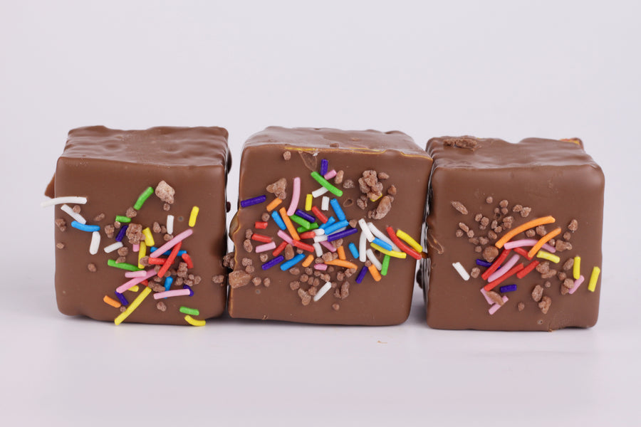 Choc Banana Chocolate Coated Marshmallows