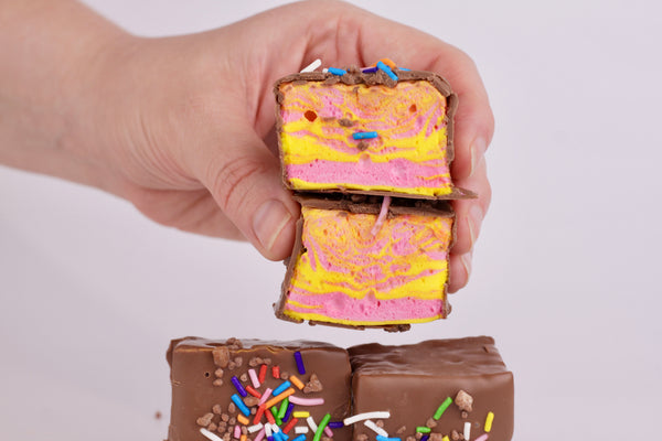 Choc Banana Chocolate Coated Marshmallows