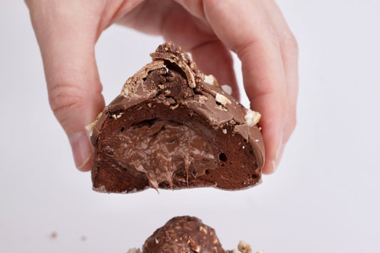 Hazelnut Truffle Royale Marshmallow Egg Duo