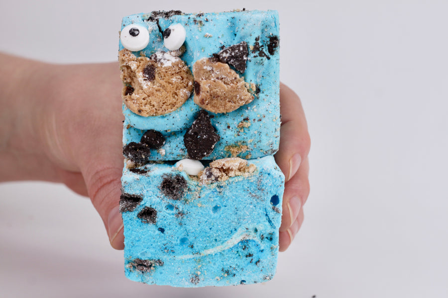 Cookie Monster Marshmallows - Staff Creation