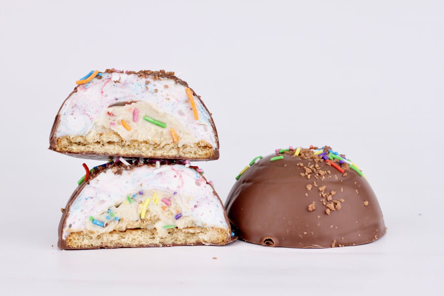 Hazelnut Firecracker Marshmallow Domes