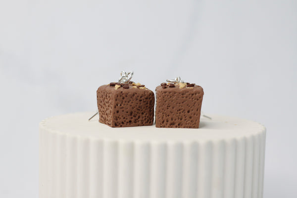 S'mores Marshmallow Earrings