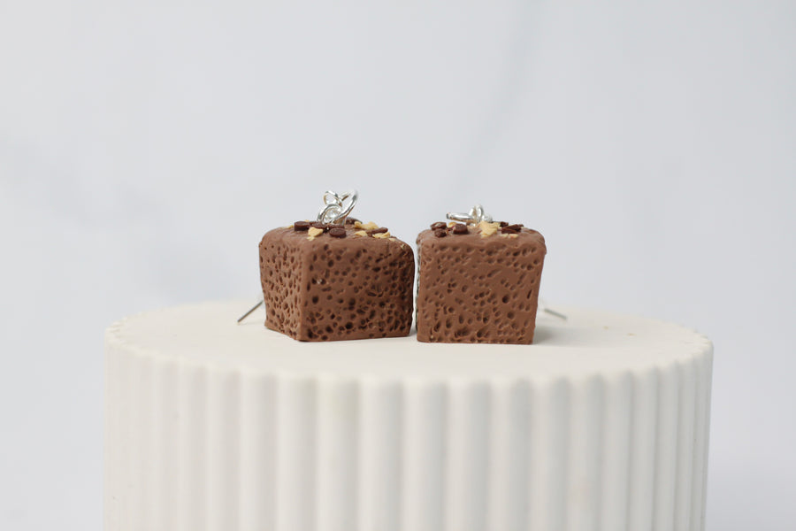 S'mores Marshmallow Earrings
