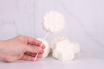 Snowflake Marshmallow Pops