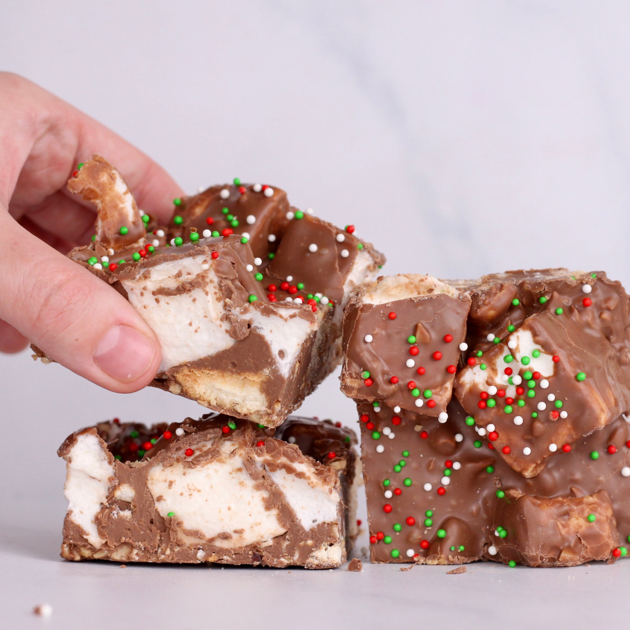 Christmas Crackle Rocky Road