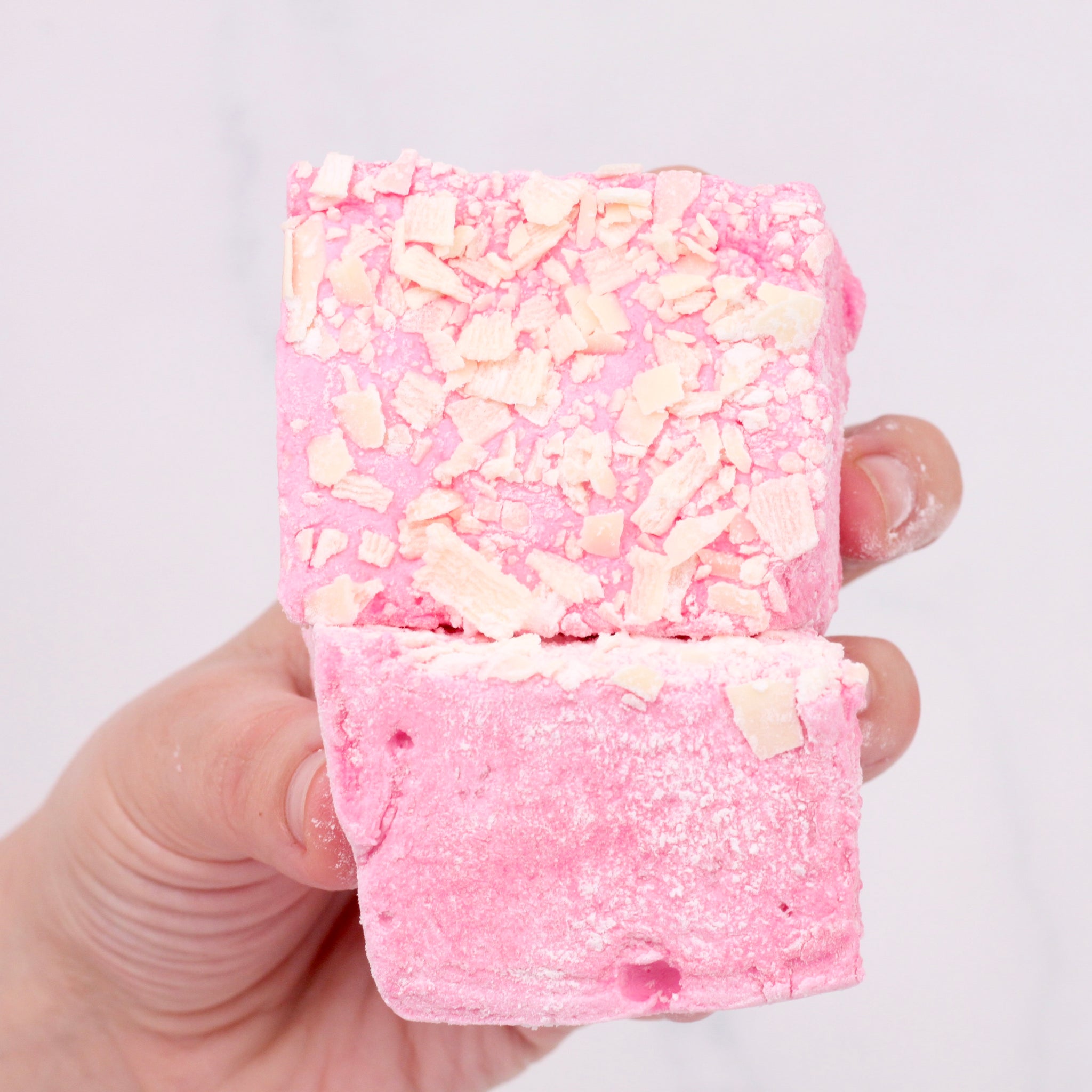 Raspberry White Chocolate Marshmallows