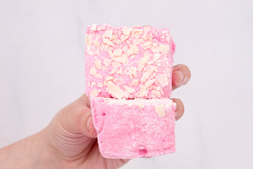 Raspberry White Chocolate Marshmallows