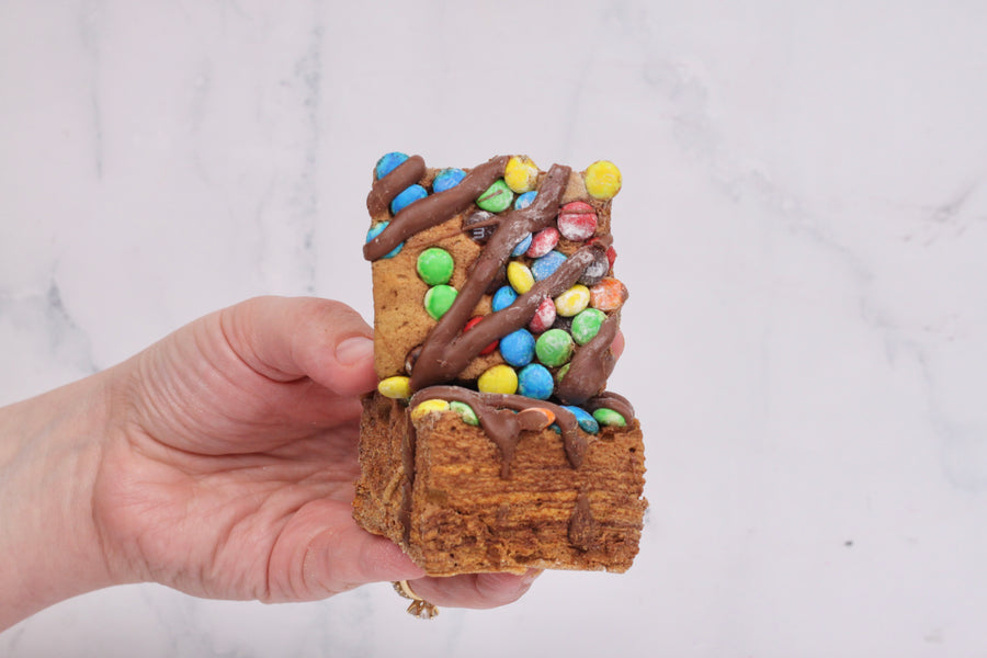 Choc Caramel M&M Marshmallows