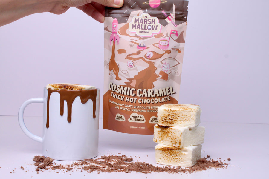 Cosmic Caramel Hot Chocolate