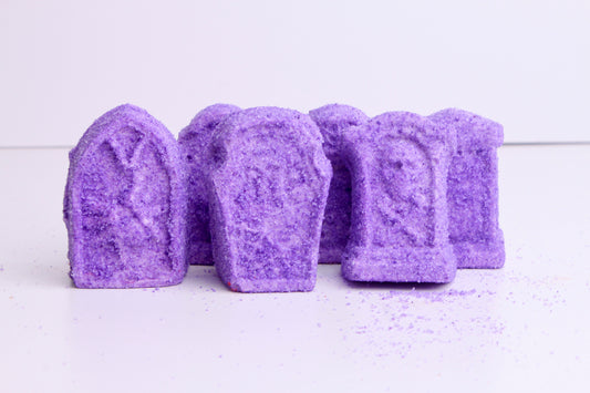 Ghoulish Grape Soda Gravestones