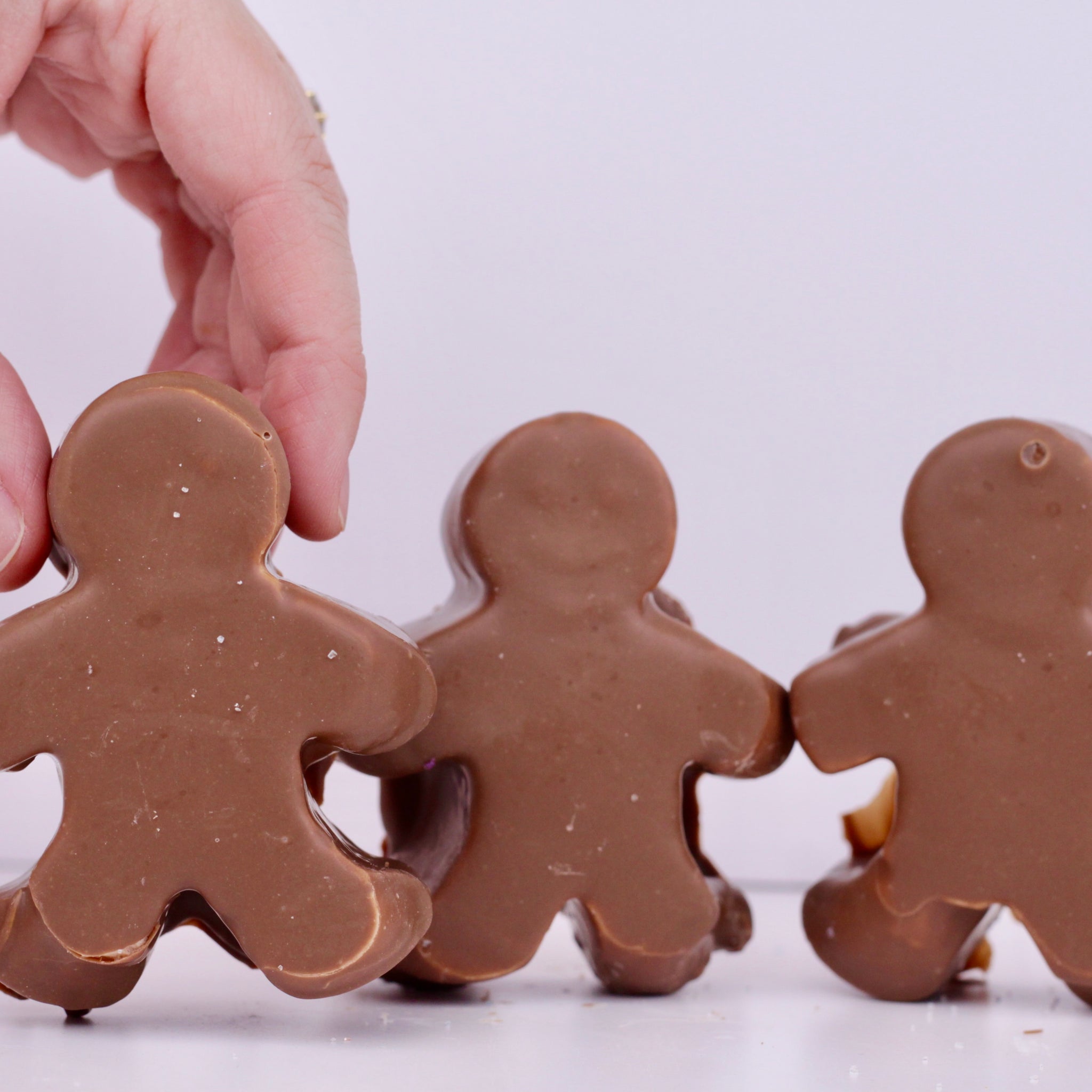 Choc Gingerbread Men Marshmallows