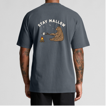 Stay Mallow Tee Faded Blue